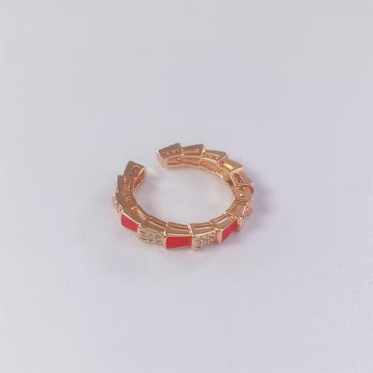 Snake bone ring
