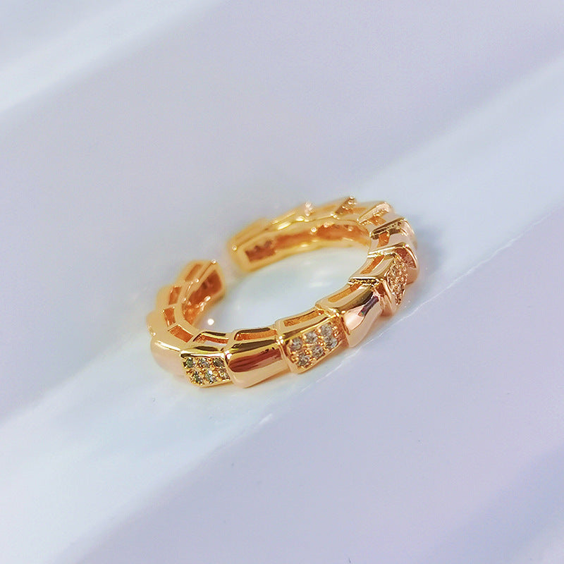 Snake bone ring