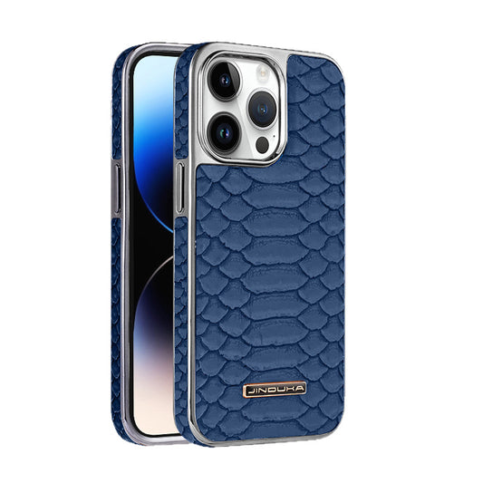 Snake skin leather cover
