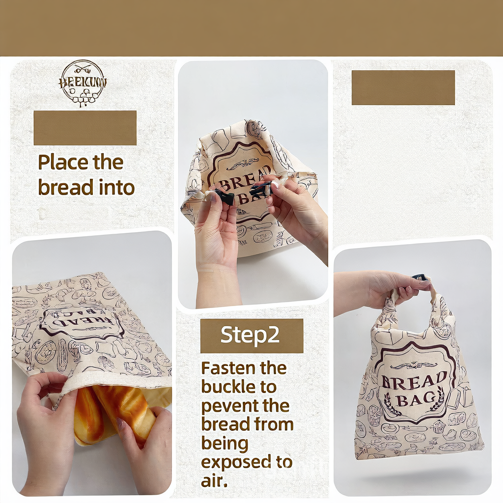 Snap Beeswax Bag