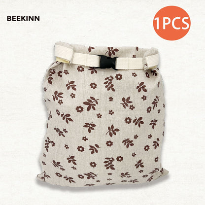 Snap Beeswax Bag