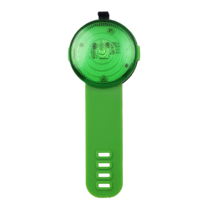 Snap-on charging pet night-time dog walking deterrent light