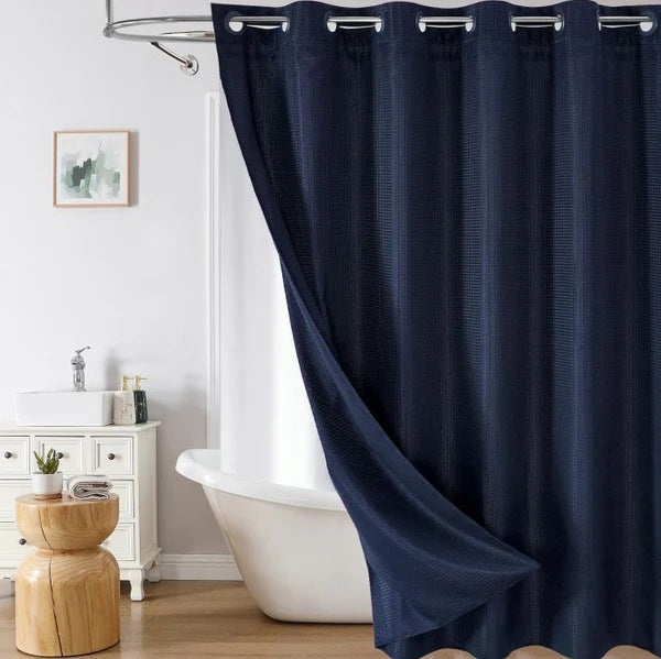 SnapIn Digital Print Shower Curtain