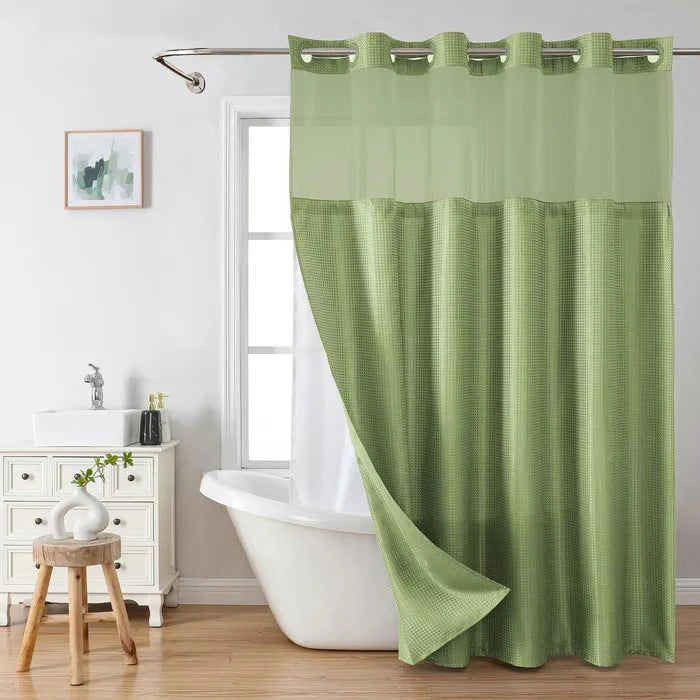 SnapIn Digital Print Shower Curtain