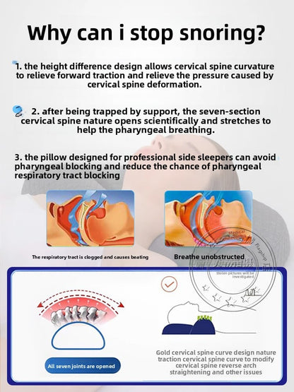 Snoring pillow