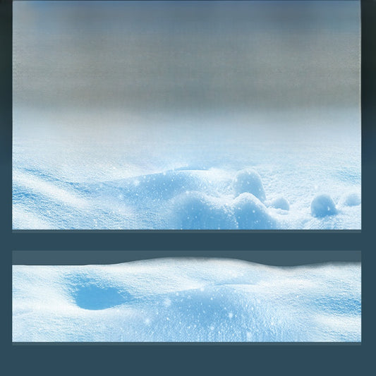 Snow Landscape shaped PET tape