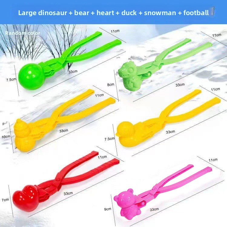 Snowball clip toy