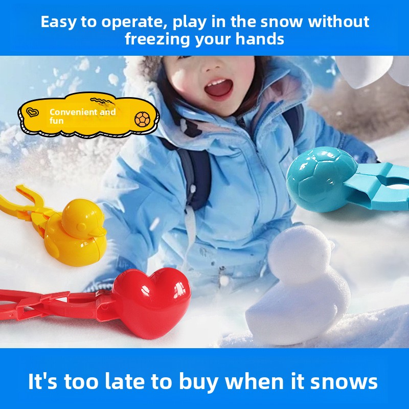 Snowball clip toy