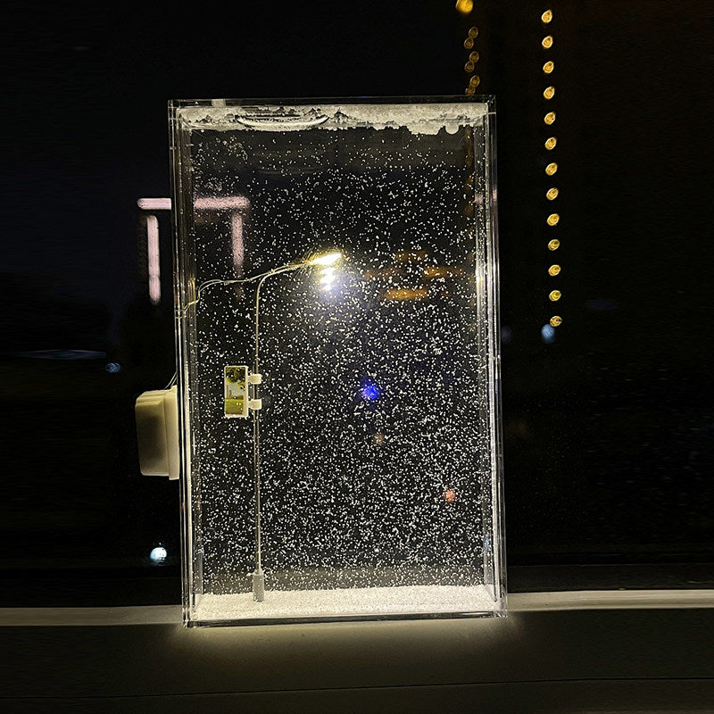 Snowy Night Flowing Nightlight