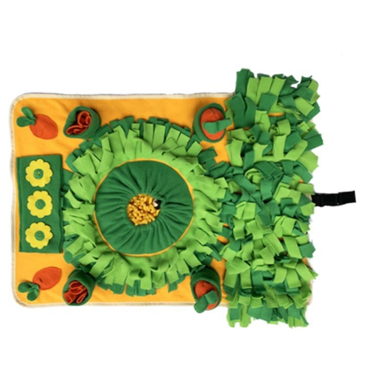Snuffle Mat with Sound – Stress Relief Puzzle Dog Toy and Treat-Hiding Pad