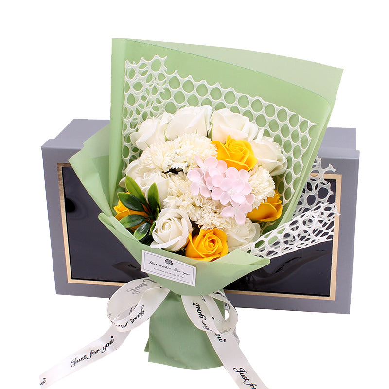 Soap flower bouquet
