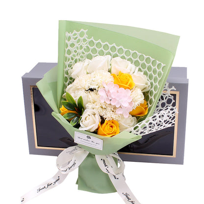 Soap flower bouquet
