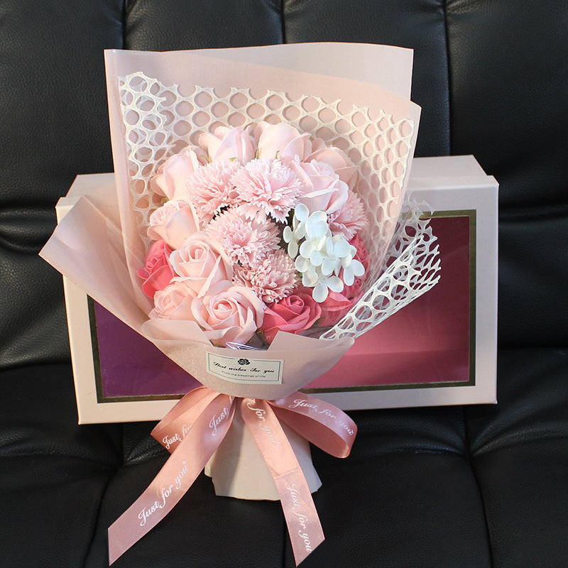 Soap flower bouquet