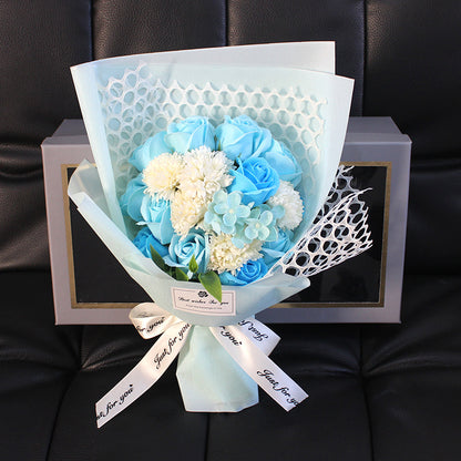 Soap flower bouquet
