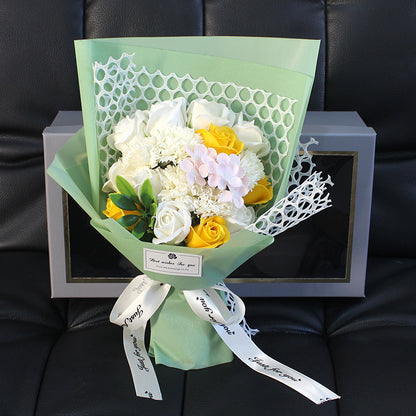 Soap flower bouquet