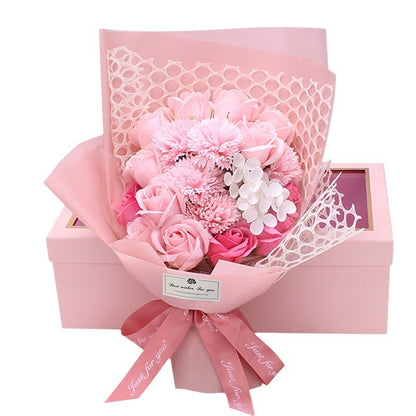 Soap flower bouquet
