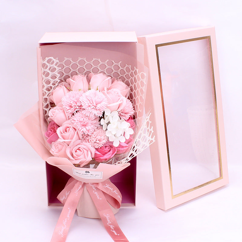 Soap flower bouquet