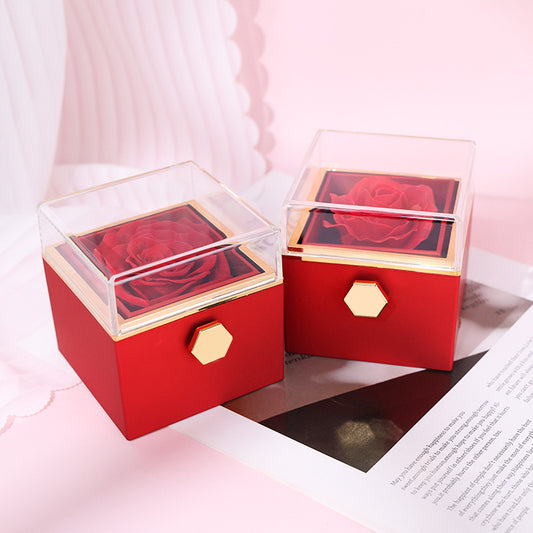 Soap Flower Ring Box