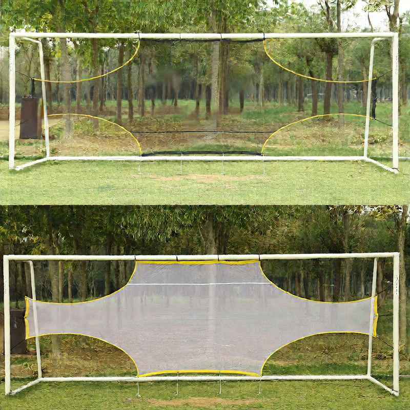Soccer goal target cloth