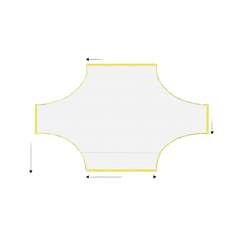 Soccer goal target cloth