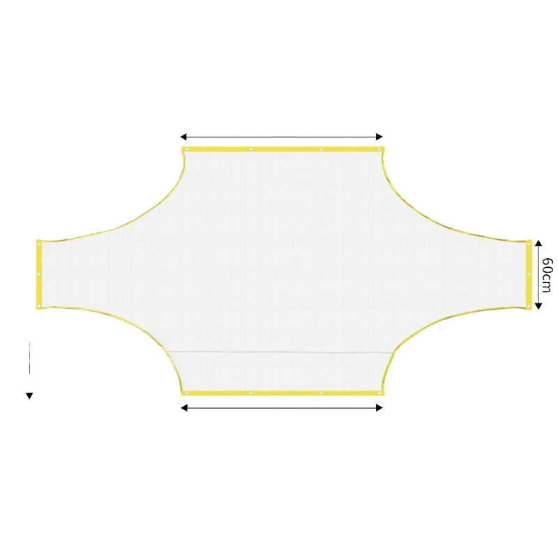 Soccer goal target cloth