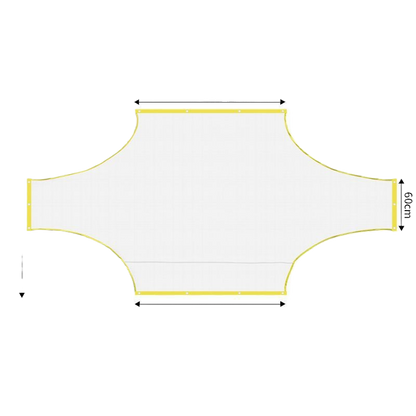 Soccer goal target cloth