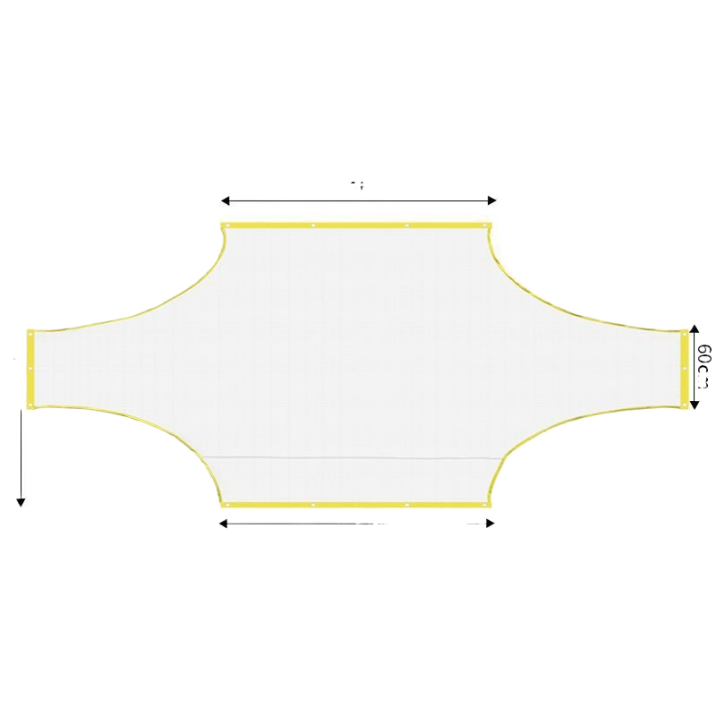 Soccer goal target cloth