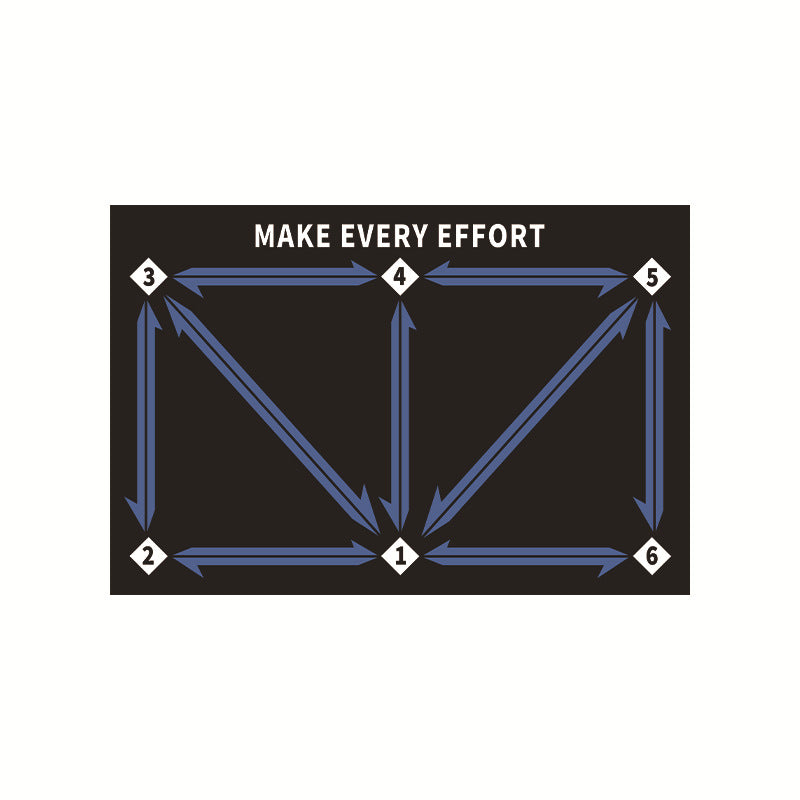Soccer training mat