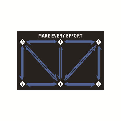 Soccer training mat
