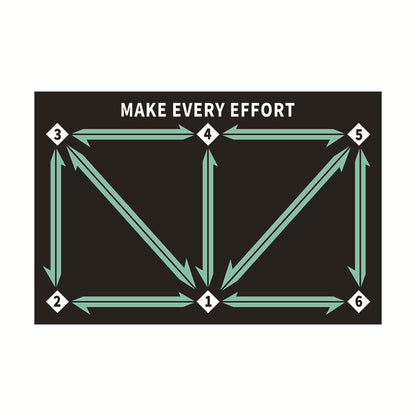 Soccer training mat