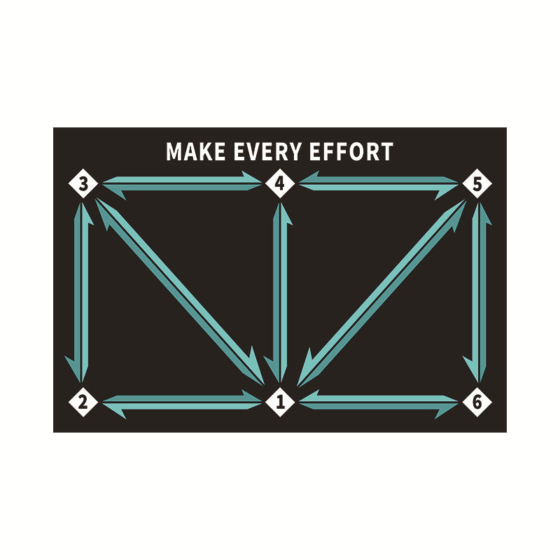 Soccer training mat