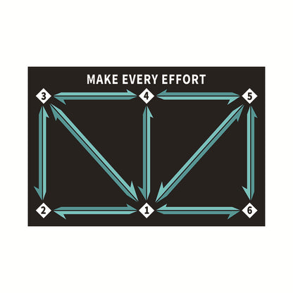 Soccer training mat