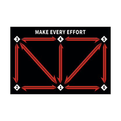 Soccer training mat