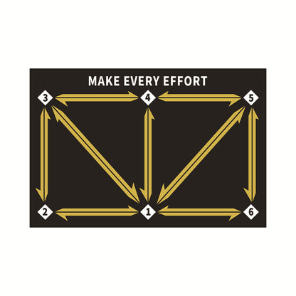 Soccer training mat