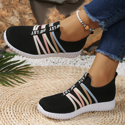 Sock shoes, low-top mesh running shoes