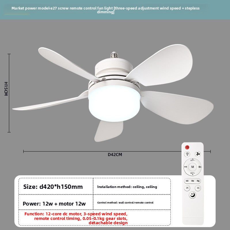 Socket-type household silent fan