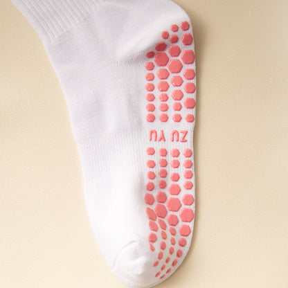 Socks with Cherry Embroidery