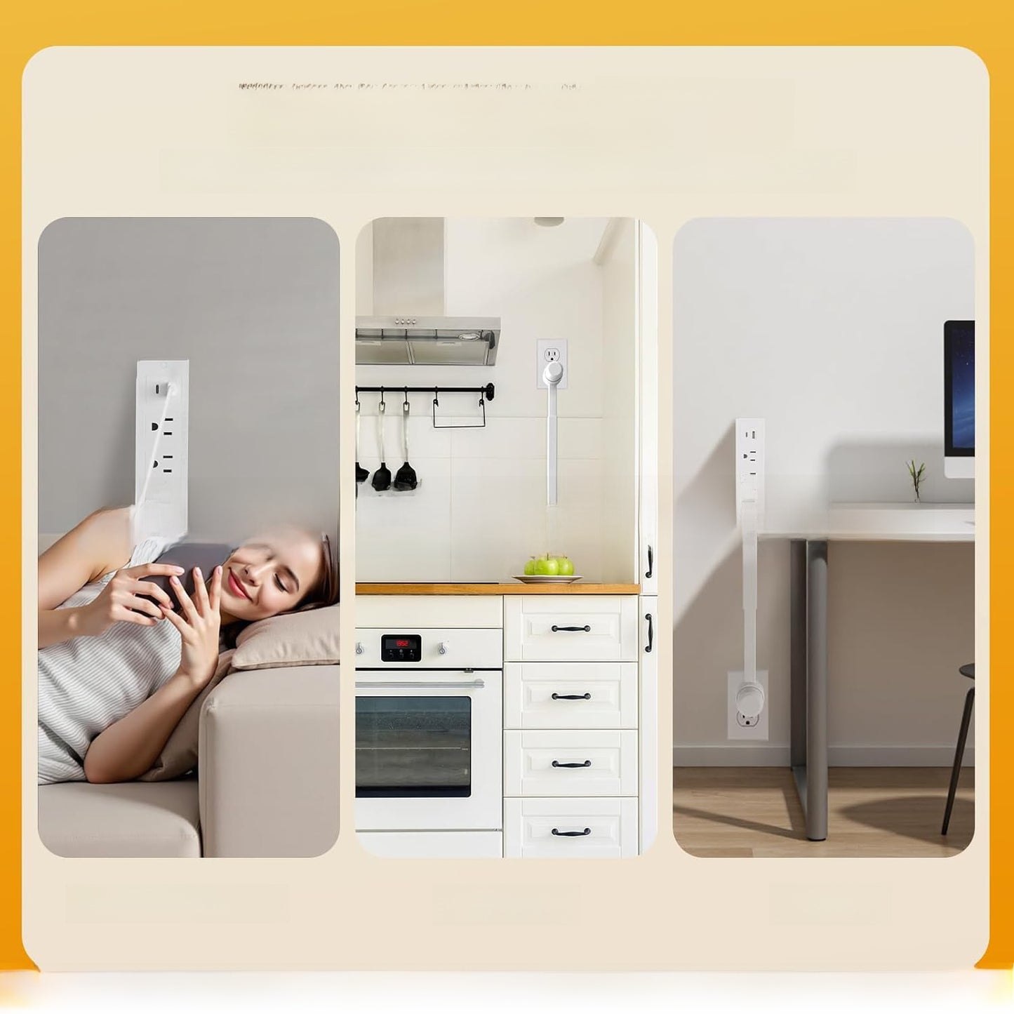 Sofa Bedside Table Power Socket