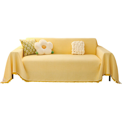 Sofa cushion blanket