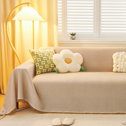 Sofa cushion blanket