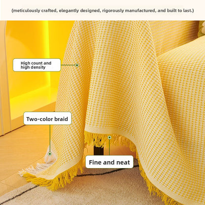 Sofa cushion blanket