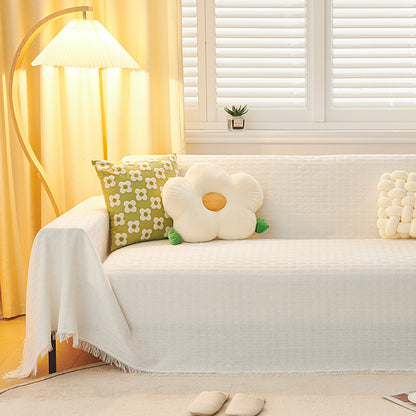 Sofa cushion blanket