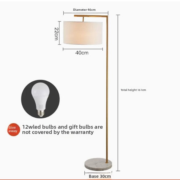 Sofa side floor lamp
