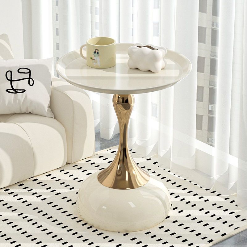 Sofa side small round table