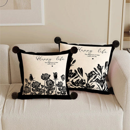 Sofa throw pillow cover