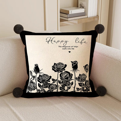 Sofa throw pillow cover