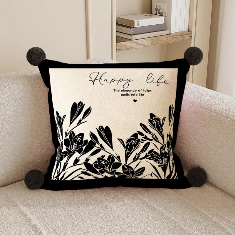 Sofa throw pillow cover
