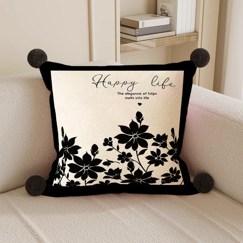 Sofa throw pillow cover