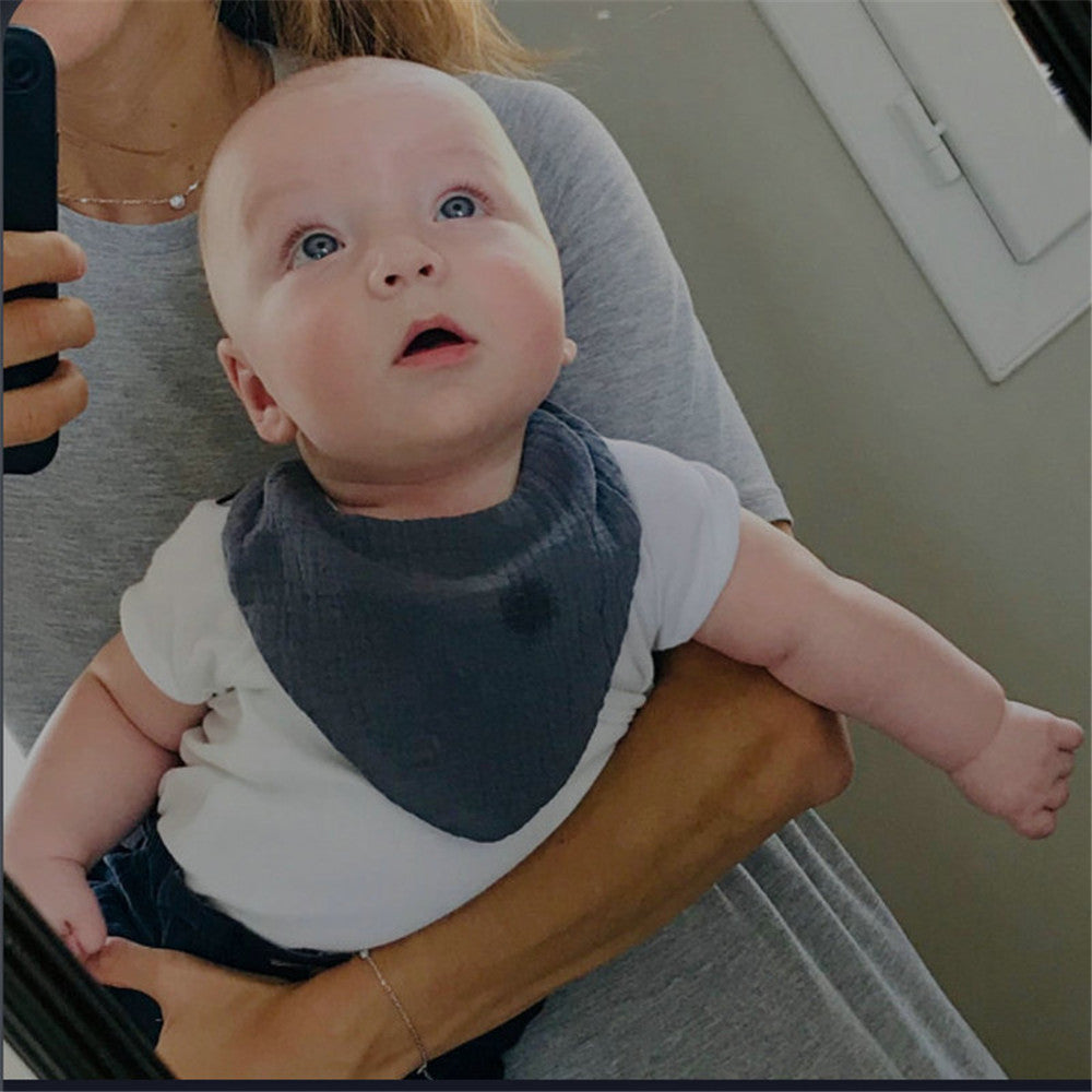 Soft Absorbent Baby Gauze Drool Bib