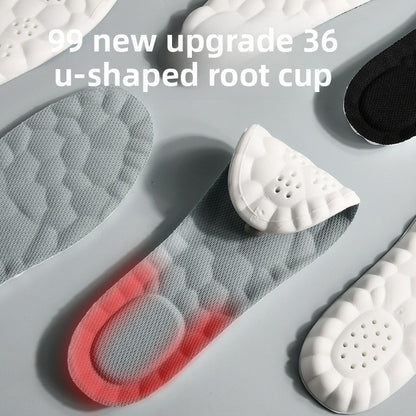 Soft Anti-Odor Height Increasing Shoe Insoles